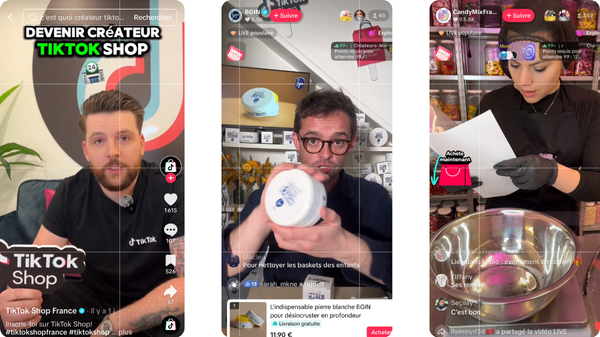 ouverture du TikTok shop en France : les créateurs en VRP.